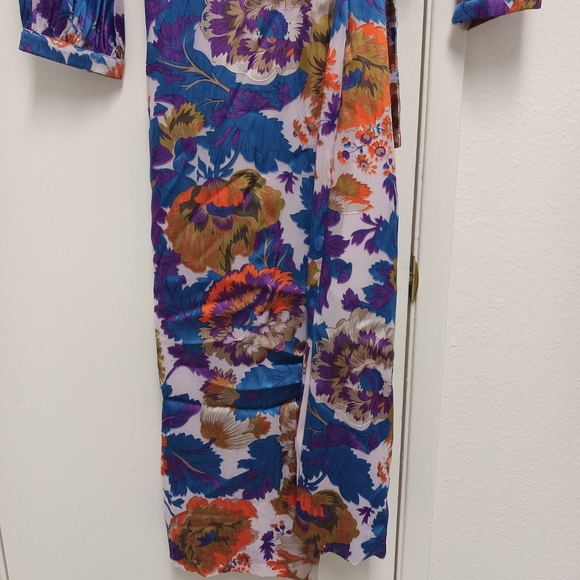 NWT Autumn Bloom Devore Wrap Dress from Whistles - Picture 7 of 11